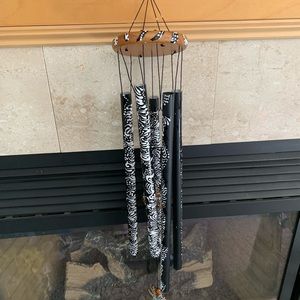 Hand painted, original, 31 inch tubular wind chime